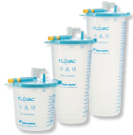 Zbiorniki (kanistry) do ssaków medycznych FLOW-METER FLOVAC