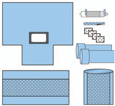 Zestawy do chirurgii ogólnej – obłożenia pola operacyjnego ZARYS AT-LAP 2