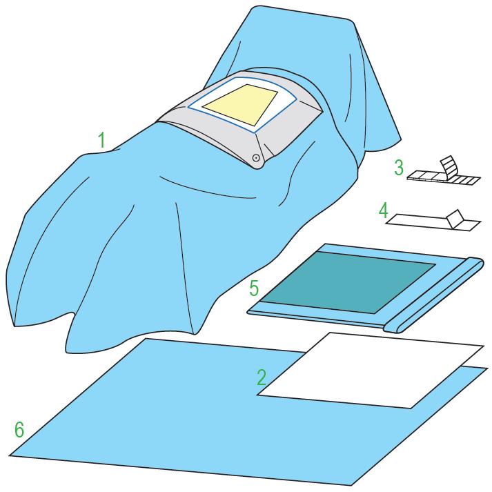 Zestawy do ginekologii – obłożenia pola operacyjnego JKT/MOLNLYCKE Zestaw do cięcia cesarskiego I 380315-01