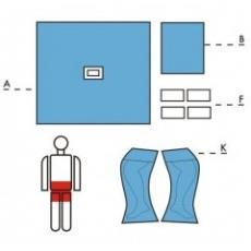 Zestawy do ginekologii – obłożenia pola operacyjnego TZMO MATODRAPE - ginekologiczny 4