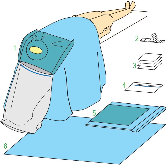 Zestawy do neurochirurgii – obłożenia pola operacyjnego JKT/MOLNLYCKE Zestaw do zabiegów neurochirurgicznych VI 380326