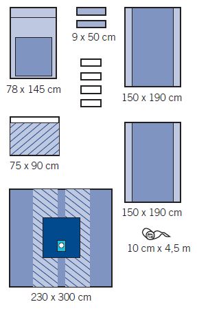 Zestawy do ortopedii – obłożenia pola operacyjnego OneMed 1233-01