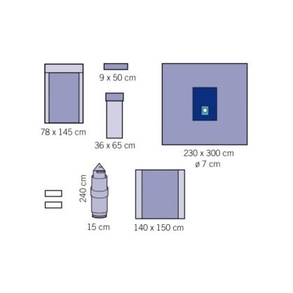 Zestawy do ortopedii – obłożenia pola operacyjnego OneMed 1235-50