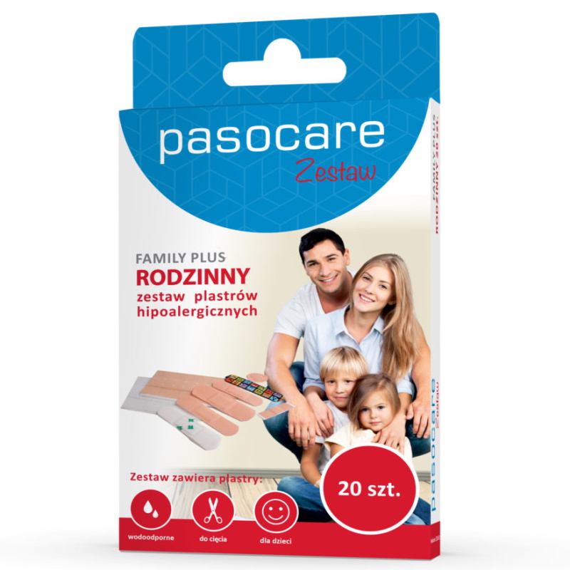 Zestawy przylepców i plastrów Paso-Trading FAMILY PLUS