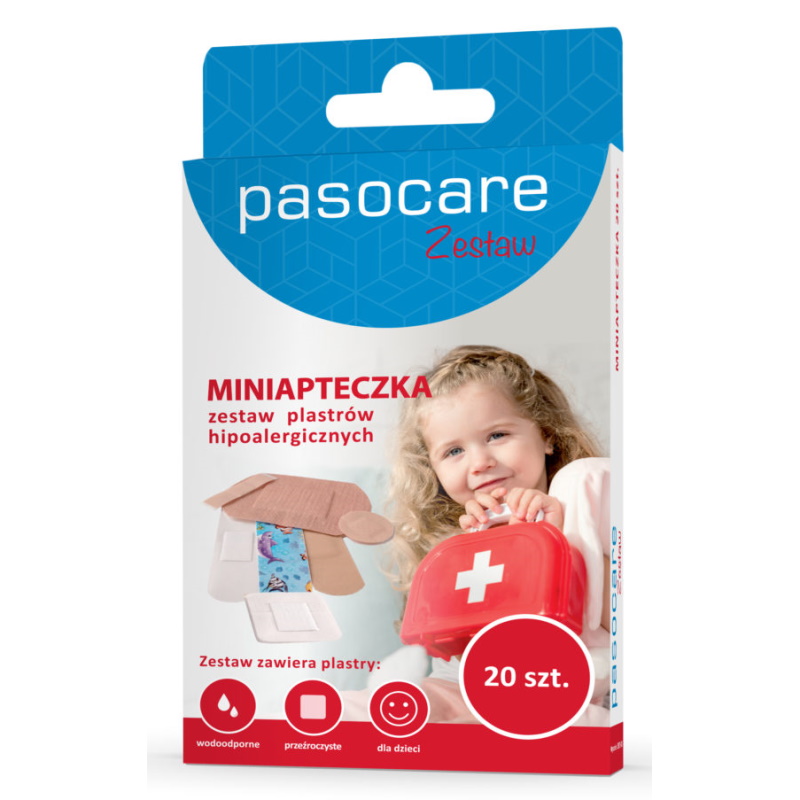Zestawy przylepców i plastrów Paso-Trading miniapteczka