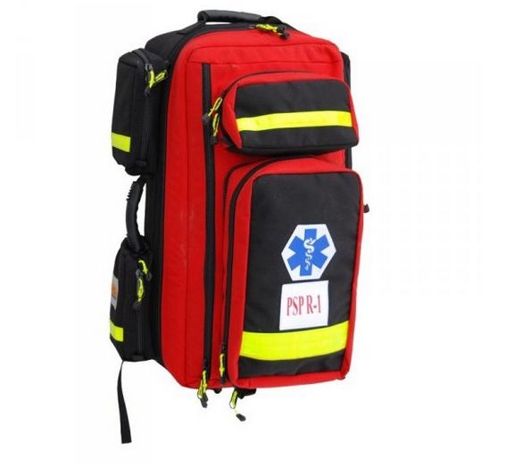 Zestawy ratownicze Boxmet PSP-R1 w plecaku z kpl. szyn Kramera i deską ortopedyczną