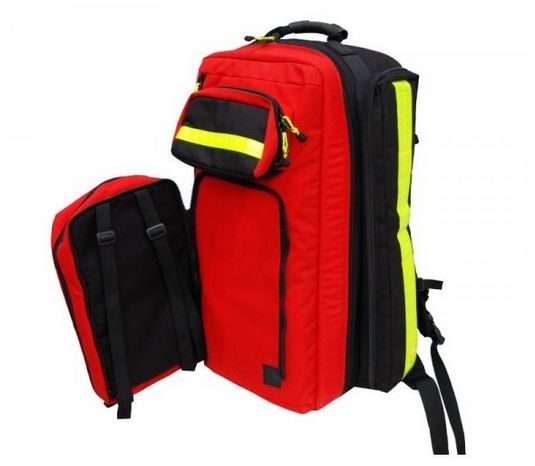 Zestawy ratownicze Boxmet PSP-R1 w plecaku z kpl. szyn Kramera w osobnej torbie
