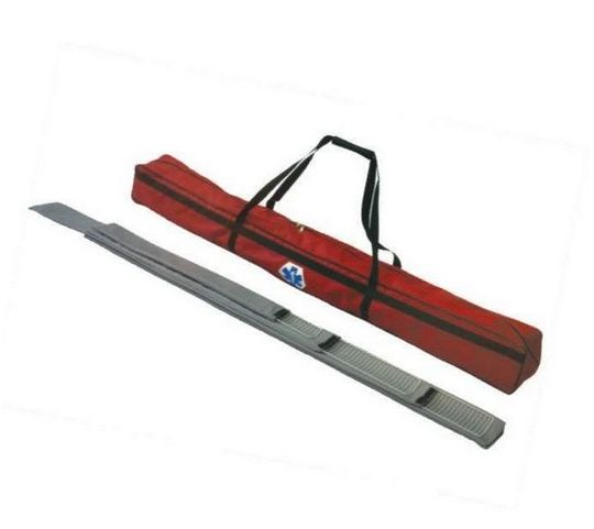 Zestawy ratownicze Boxmet PSP-R1 w torbie z kpl. szyn Kramera i defibrylatorem Lifepak 1000