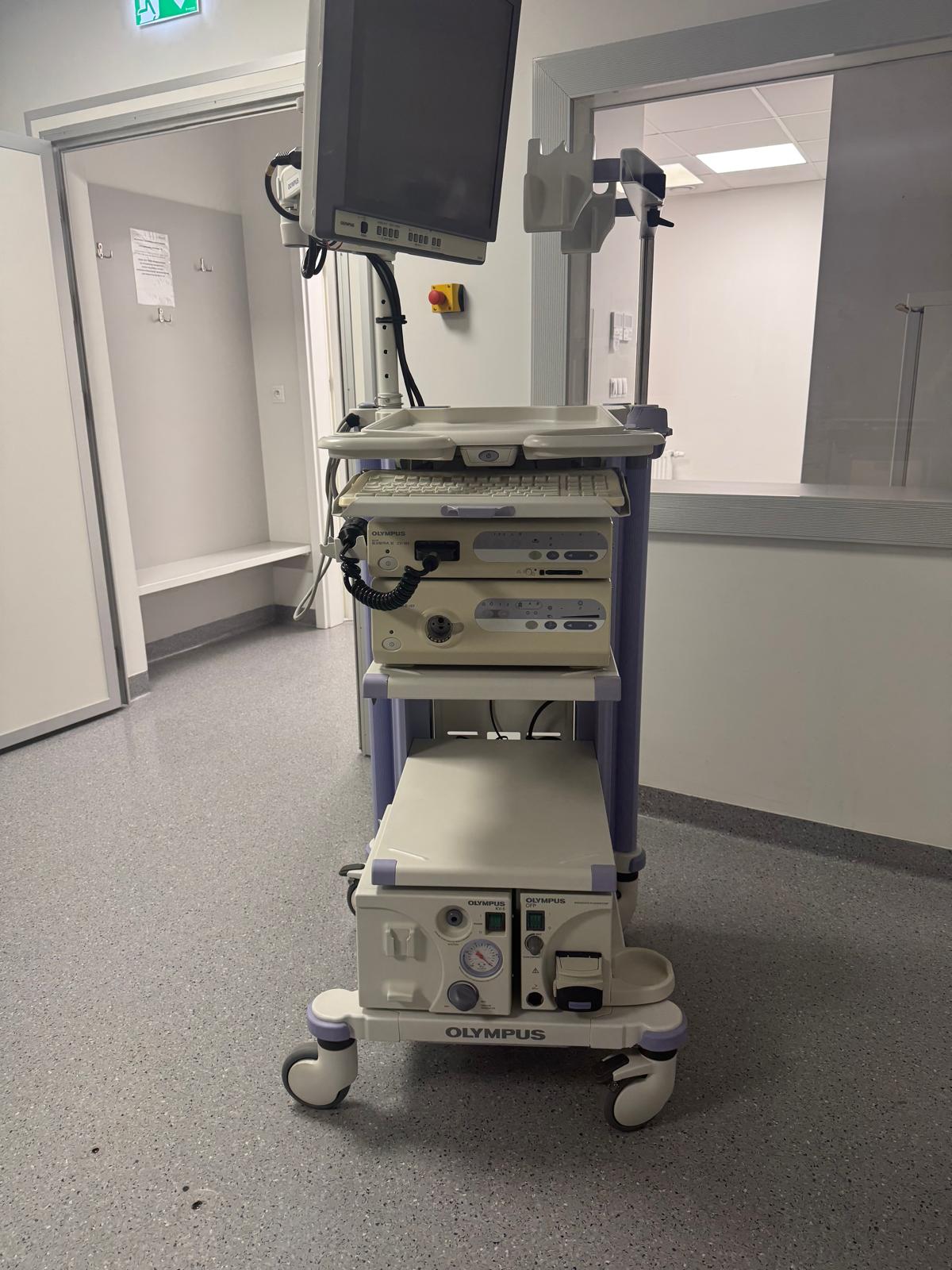 Zestawy videoendoskopowe używane Olympus Wieża do badań gastro i kolonoskopowych