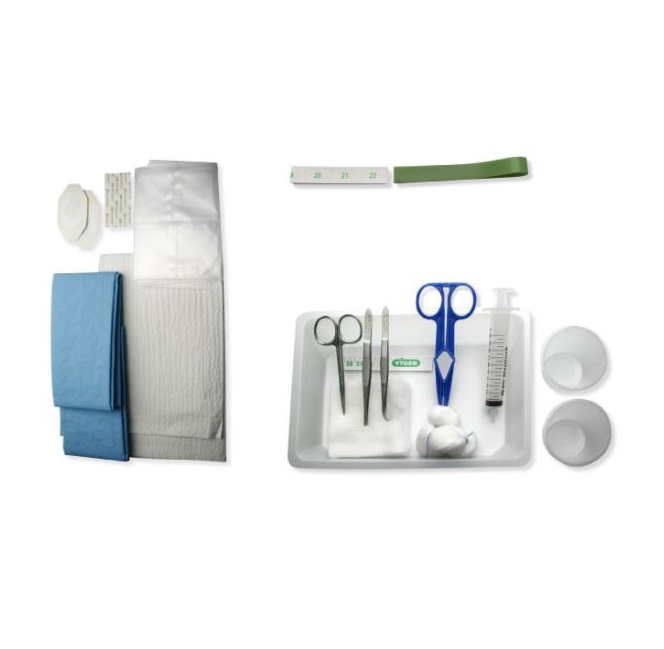 Zestawy zabiegowe sprzętów jednorazowych VYGON Zestaw do zakładania wkłuć centralnych