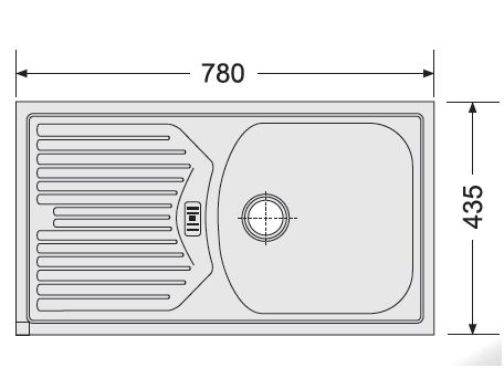 Zlewy TRIBO typ W 312