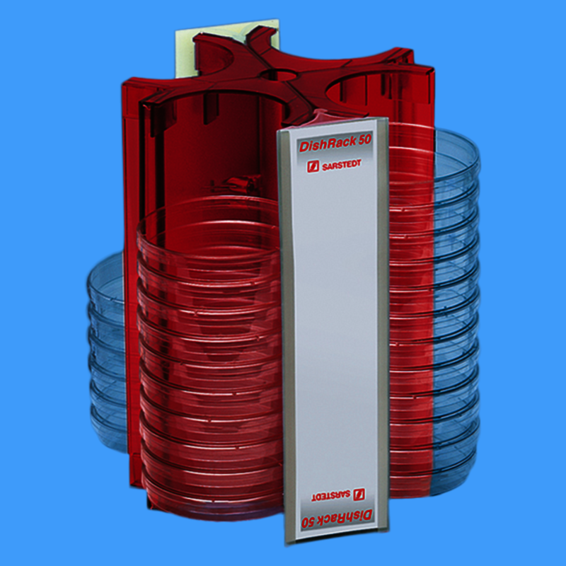 Statywy do szalek, płytek Petriego