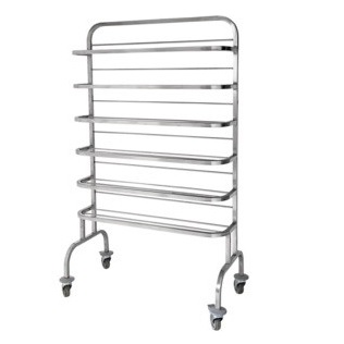 Wózki do transportu obuwia szpitalnego