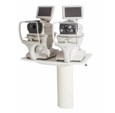 Kolumny do prezentacji sprzętu okulistycznego