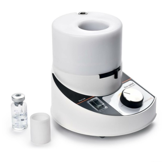 Osłony mieszadeł laboratoryjnych do pracy z radiofarmaceutykami