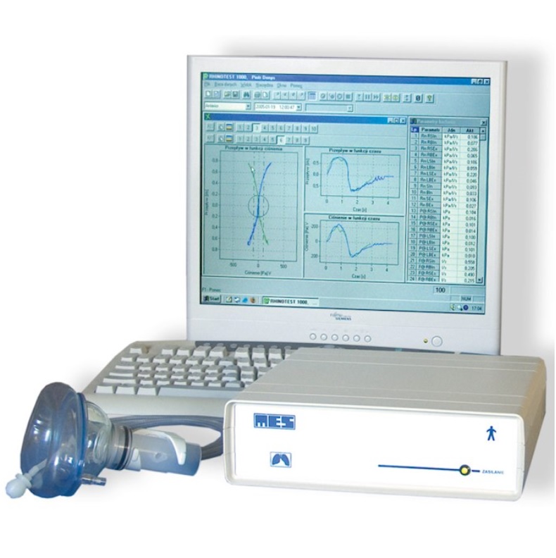 Rynomanometry i akcesoria