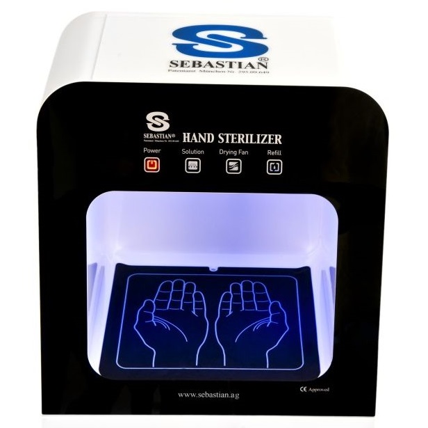 Stacje bezdotykowe - dozowniki do dezynfekcji rąk