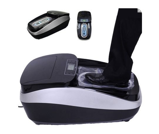 Urządzenia do zakładania ochraniaczy na obuwie