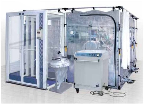 Komory izolacyjne, pomieszczenia do izolowania pacjentów