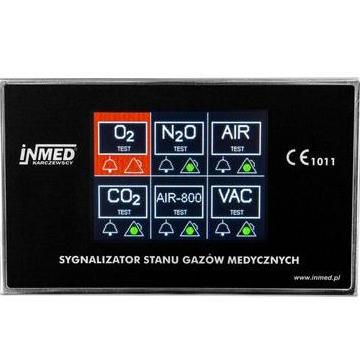 Sygnalizatory stanu gazów medycznych