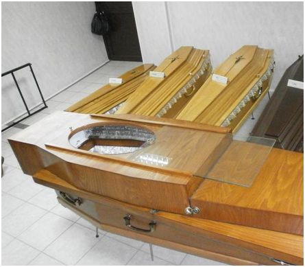 Nakładki chłodnicze na trumnę