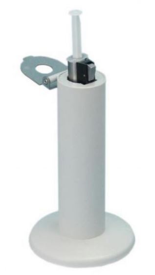 Stojaki na strzykawki do pracy z radiofarmaceutykami