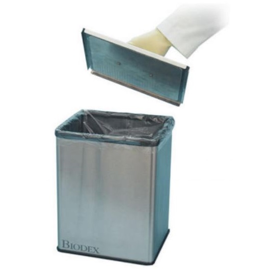 Kosze na odpady z pracowni medycyny nuklearnej