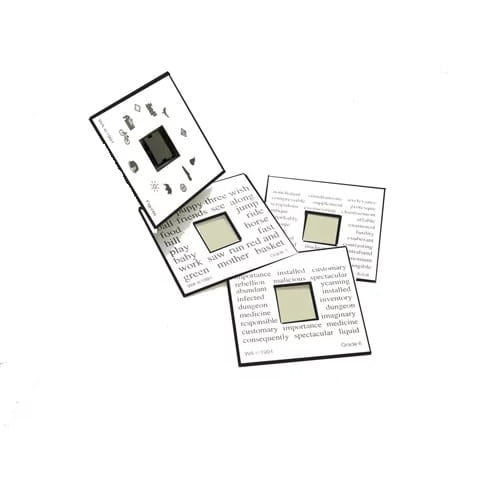 Soczewki fiksacyjne do skiaskopów (retinoskopów)