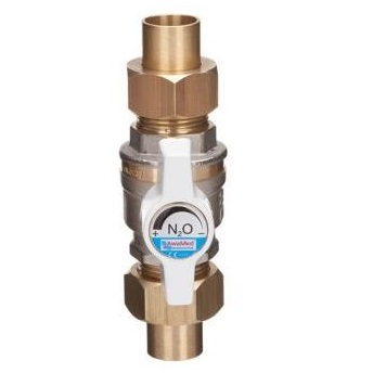 Zawory odcinające do gazów medycznych