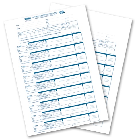 Koperty do dokumentacji procesu sterylizacji