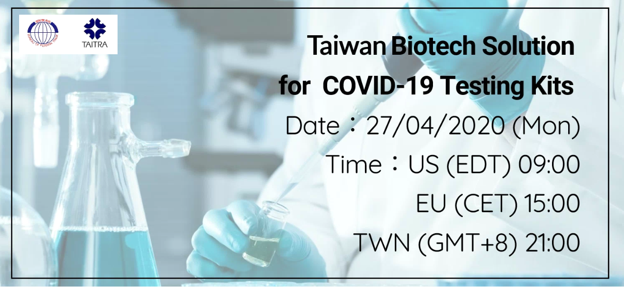 Tajwan rozwija zdolność biomedyczną do walki z pandemią COVID-19